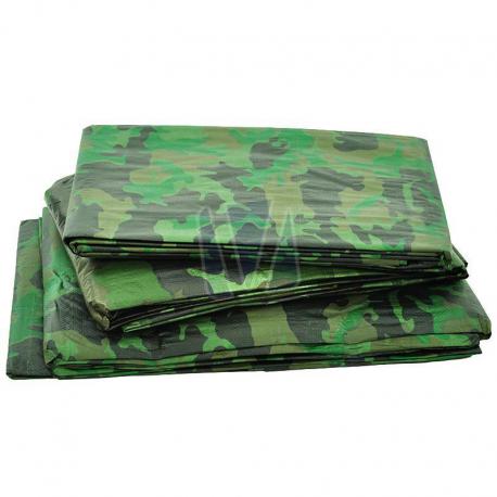 Afdekzeil camouflage groen (100gr/m²)